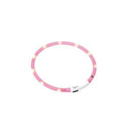 COLLAR NERA LED FLAMINGO