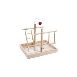 PARQUE DE JUEGO DE MADERA PARA AVES