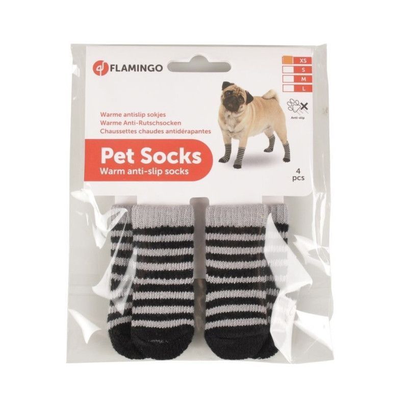 CALCETINES ANTIDESLIZANTES PARA PERROS PACK 4 UNIDADES