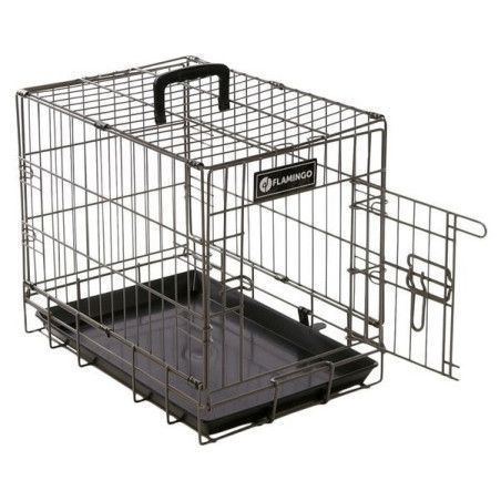 JAULA TRANSPORTE METÁLICA PLEGABLE XS