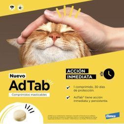 AdTab Pastillas Antiparasitarias para Gatos