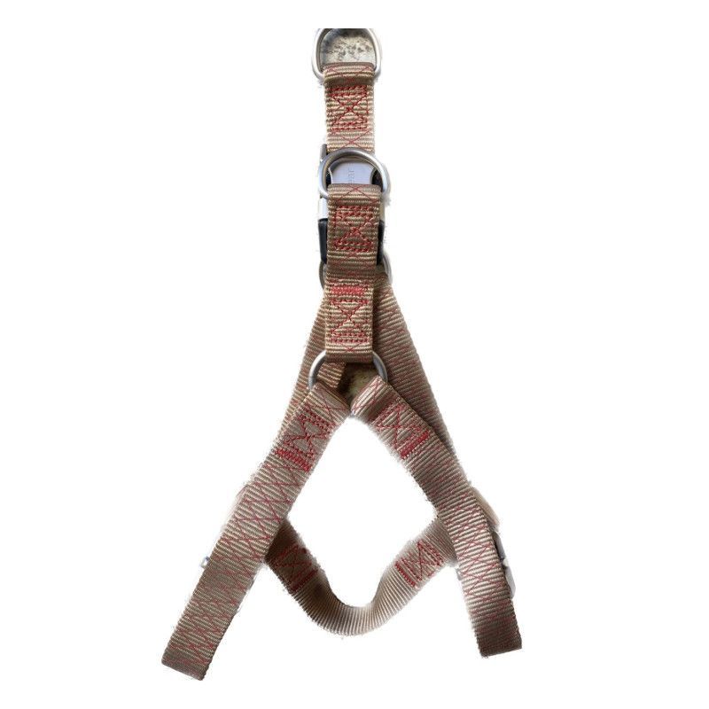 Arnes de Nylon Meta en Diamante - Camel