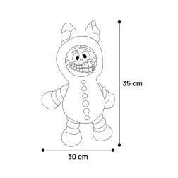 Peluche Angru Gato Marrón con Sonido