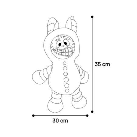 Peluche Angru Gato Marrón con Sonido