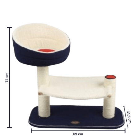 Rascador Pallaresa | Cama para Gatos