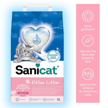 Sanicat Kitten Litter 5L - Arena para Gatitos