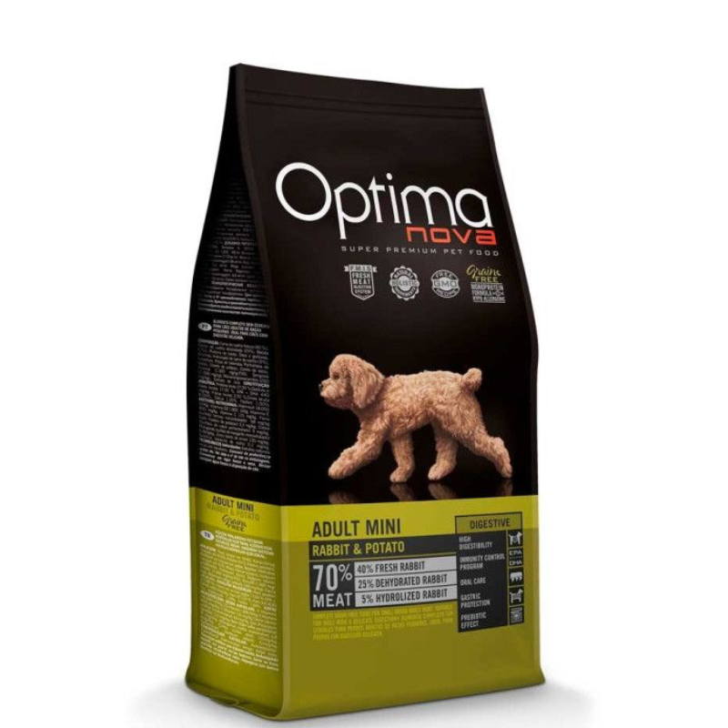 Optima Nova Adult Mini Digestive Rabbit & Potato | Grain Free