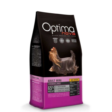 Optima Nova Adult Mini Chicken & Rice con Carne Fresca