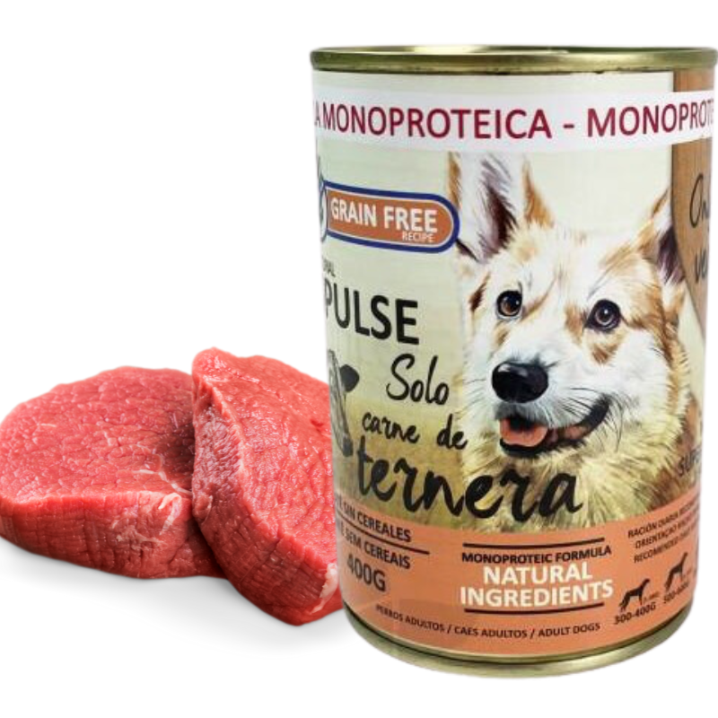 LATA COMIDA HÚMEDA TERNERA - 400gr