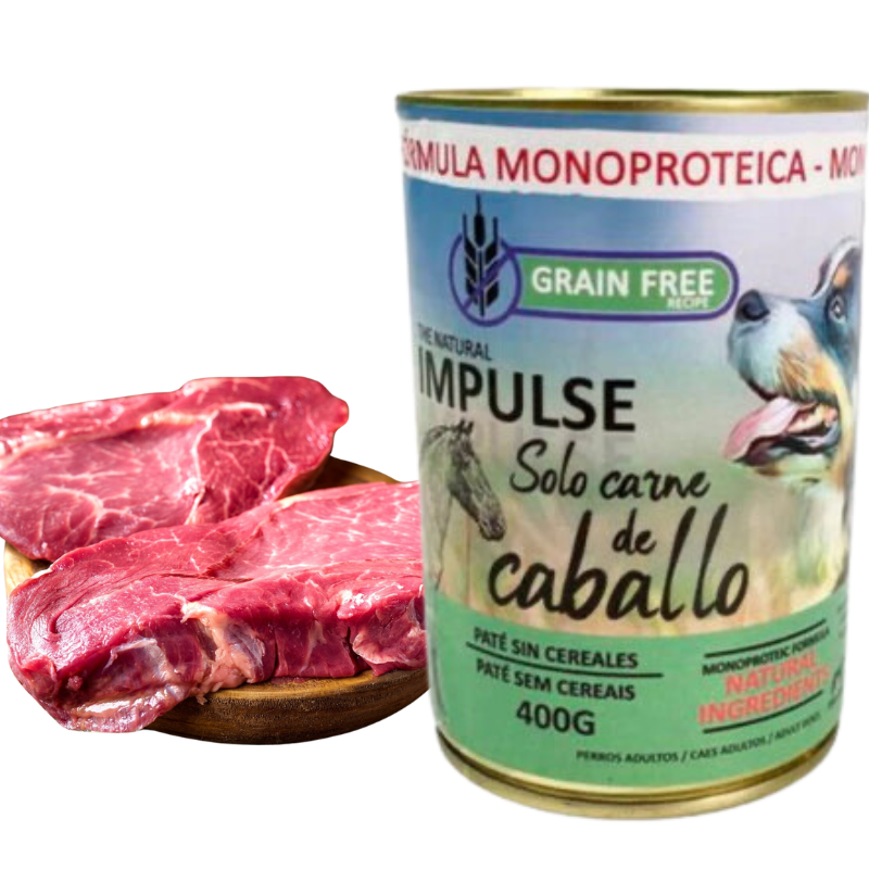LATA COMIDA HÚMEDA CABALLO - 400gr