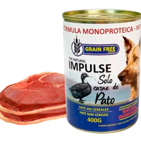 LATA COMIDA HÚMEDA PATO - 400gr