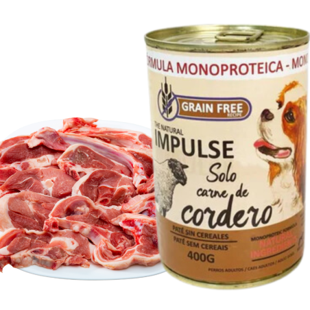 LATA COMIDA HÚMEDA CORDERO - 400gr