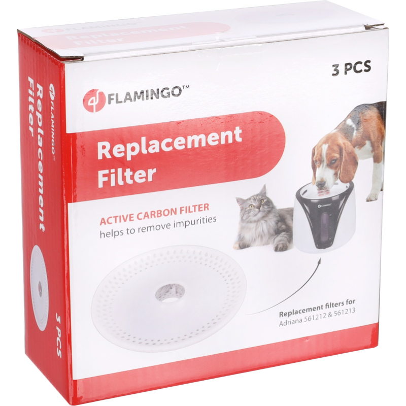Pack 3 Filtros - Bebedero Automático Fuente Adriana 2L Pack 3 Filtros - Bebedero Automático Fuente Adriana 2L