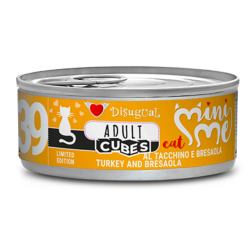 Lata Mini-Me Cubes Cat Pavo y Ternera 85gr - Disugual