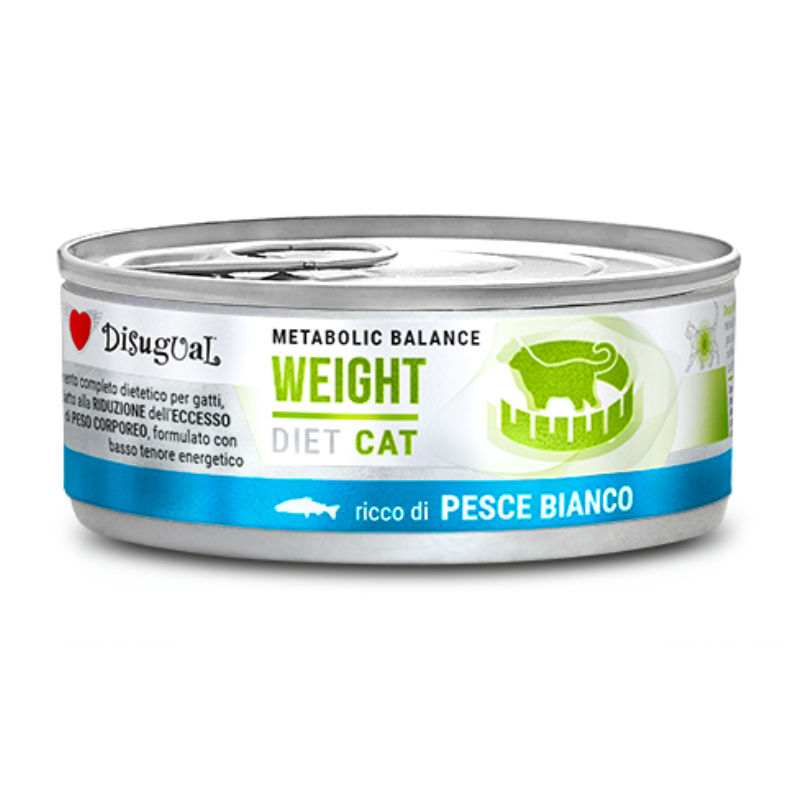 Lata Metabolic Control Weight Diet Cat Pescado Blanco - 85gr