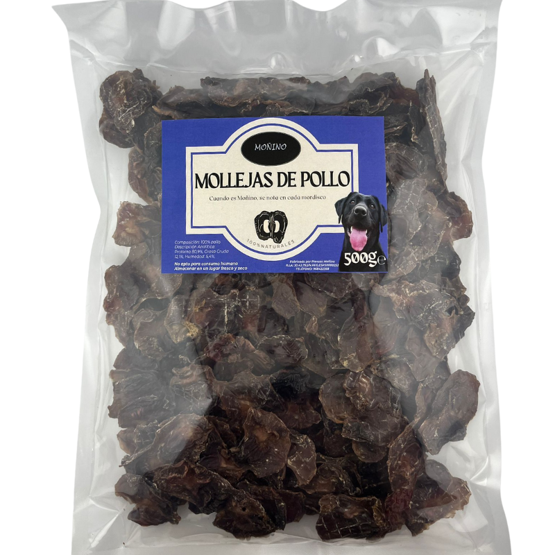 Mollejas de Pollo Deshidratadas 500gr - Moñino Bites Mollejas de Pollo Deshidratadas 500gr - Moñino Bites