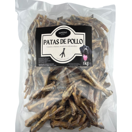 Patas de Pollo Deshidratadas 1KG - Moñino Bites
