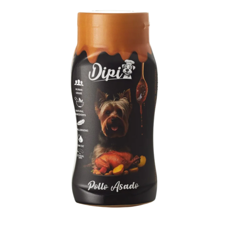 Salsa Dipi de Pollo Asado para Perros | Sabor Natural y Apetecible