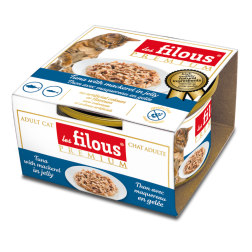 Lata Filous de Atún y Caballa 85gr - Alimento Húmedo para Gatos