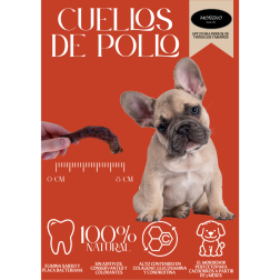 Cuellos de Pollo Deshidratados para Perros 1KG - Moñino Bites