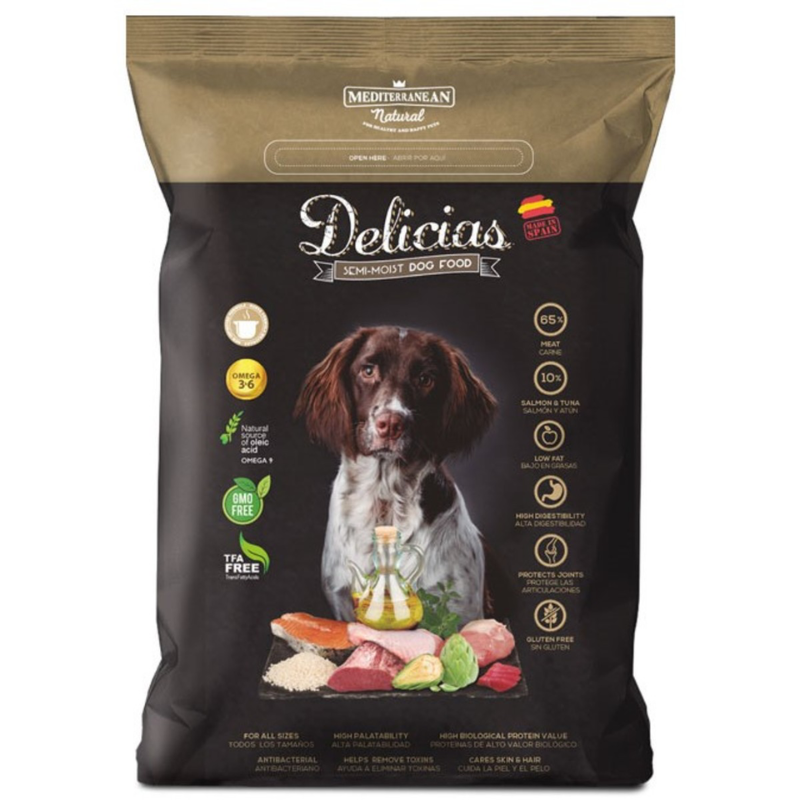 SERRANO DELICIAS ALIMENTO SEMI HUMEDO PARA PERROS
