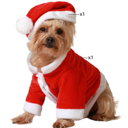 Disfraz de Papa Noel para Perros
