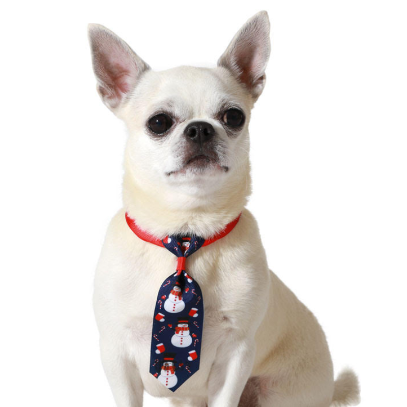 Corbata Navideña Azul para Perros | Accesorio Elegante y Cómodo