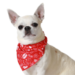 Pañuelo Navideño Rojo para Perros | Accesorio Festivo 2025