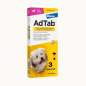 AdTab Perros 2,5 - 5,5Kg - 3 comprimidos Pastillas Antiparasitarias