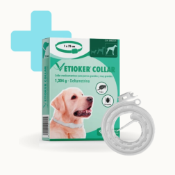 Vetioker Collar Antiparasitario para Perros 75cm