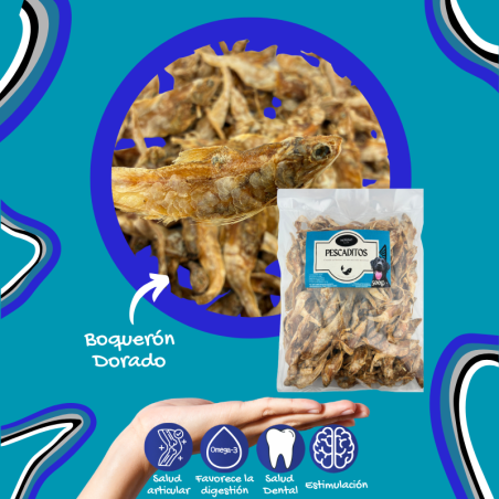 Boquerones Dorados Deshidratados 500gr - Moñino Bites