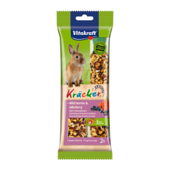 Vitakraft Kracker Barritas Frutos del Bosque para Conejos 2x56gr