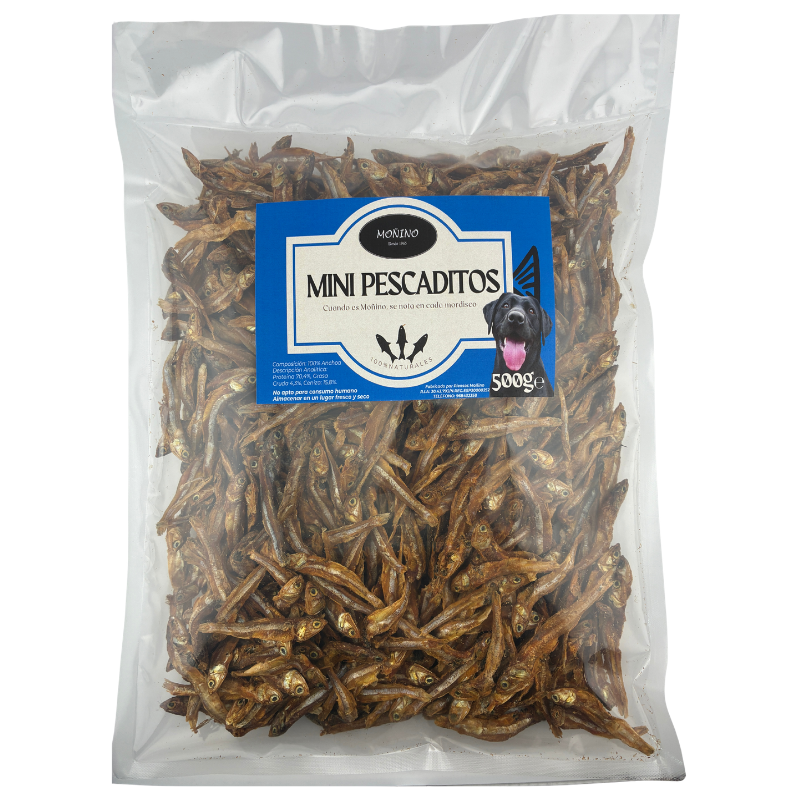 Mini Pescaditos Deshidratados (Anchoas) 500gr - Moñino Bites