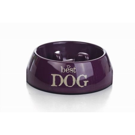 COMEDERO MELAMINA 22CM PURPURA