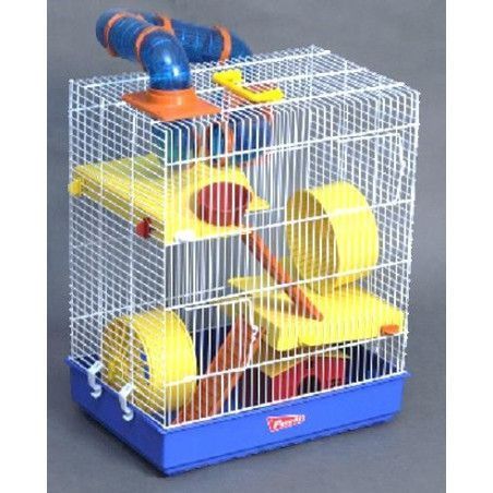 JAULA HAMSTER 2 PISOS H721